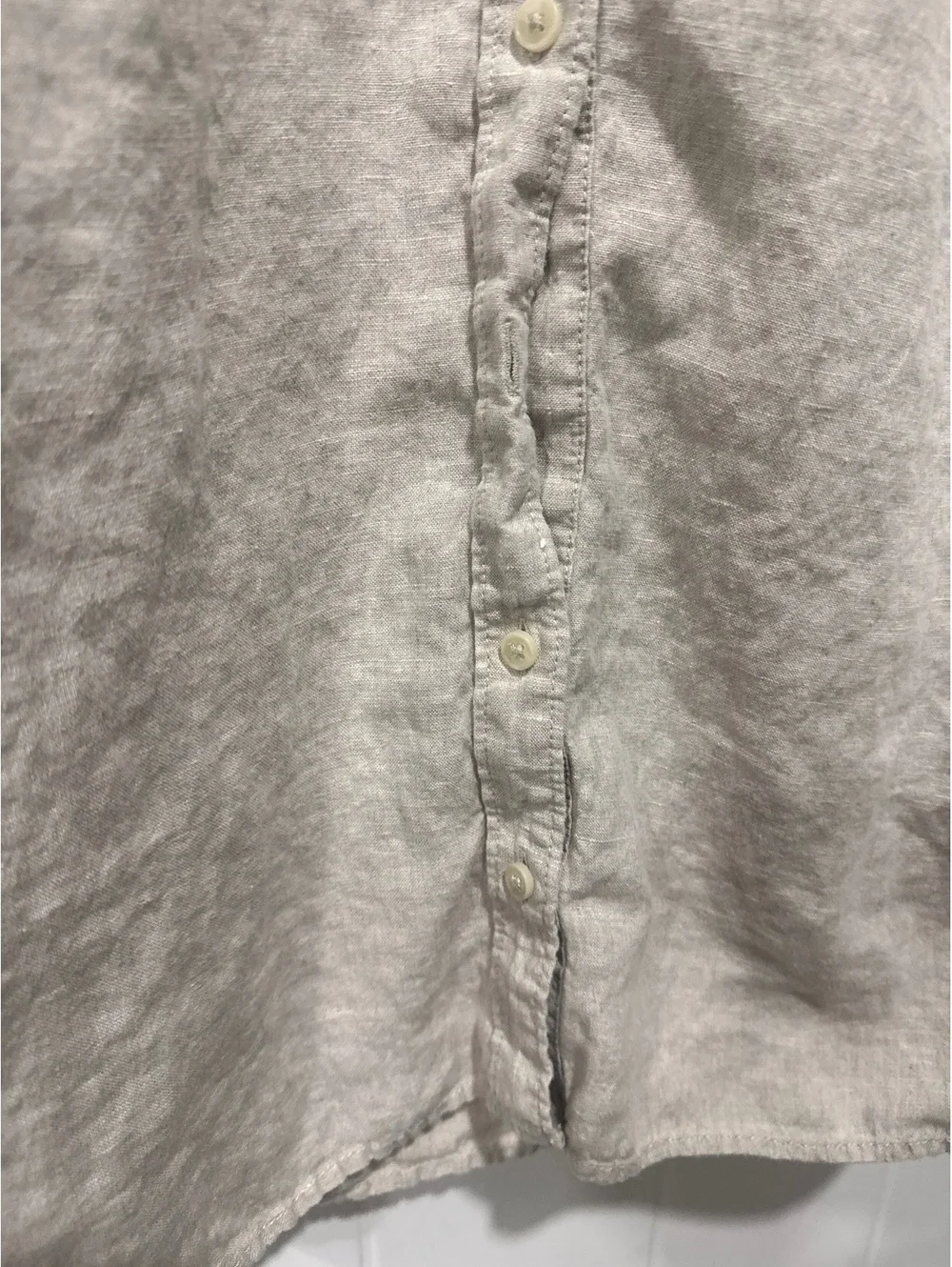 J.Crew Relaxed Fit 100% Linen Shirt Dress, Made in India, Size Small